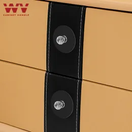 WV Transparent Crystal Porte Knobs Caset Armabet Storage Hands Authevesive Pull tipli con ganci per mobili muro