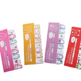 Kawaii School levererar japanska och koreanska brevpapper söta mini djur 7 rader Sticky Notes Sticky Notes Message Note Stickers