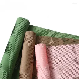 Storage Bags 1/3/9M Honeycomb Cushioning Wrap Roll For Moving Packaging Gifts Recyclable Paper Supplies Bubble Wrapp