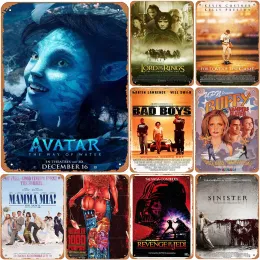 Old Movie Metal Tin Signs Buffy Mamma Mia Bad Boys Poster Decor da parete Piatto per film Cave Cafe Clubs Garage Retro