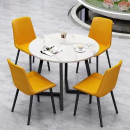 Nordic Meeting Restaurant Dining Room Sets Apartment Balcony Small Coffee Dining Room Sets Mobile Esstisch House Furnitures