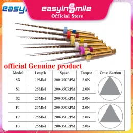 File dentali di rastremazione oro X-Pro Rotary Endodontic Niti Ago punte SX-F3 assortite 21/25/31 mm per il canale radicolare odontoiatria Easyinsmile