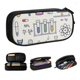 Cosmetic Bags Amazing Chemistry Pencil Case For Boys Gilr Science Math Physics Biology Microbiology Large Capacity Pen Bag Box School