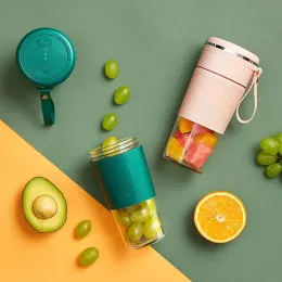 Mini Portable Juicer Blender, USB uppladdningsbar liten enstaka fruktblandare för skakningar och barnmat