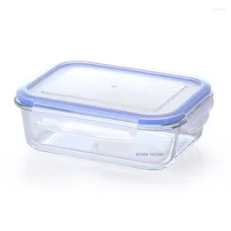 Bowls 1050ml Toughened Glass Container Fresh Insulated Lunch Box Bento Quality Leakproof Storage