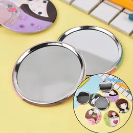 DA38 Pocket Makeup Mirror Girl Mini Cosmetic Compact Mirrors Espelhho de Maquiagem Espejos Bolsillo Random 240409