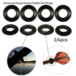 2/4 pezzi di alta qualità a canottiere nere a canottaggio anello di richiamo delle spruzzate spelli spelts parts kayak oar accessori