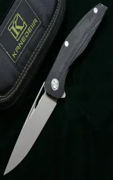 Kanedeiia personalizada F111 Flipper dobrável faca D2 Blade Mecarta Handel