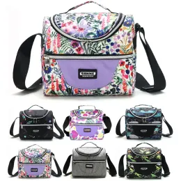 7L Cute Kids Shoulder Lunch Cooler Bag Girl's Thermal Lunch Box Women Handbag Insulated Children's School Bento Tote Bags