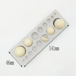 Wielokrotnego użytku półkula perła piłka silikonowa pleśń mydko