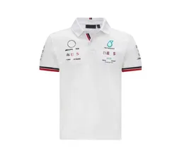 Petronas T Shirts Mercedes AMG واحد سباق الرجال للنساء غير الرسمي القمصان القصيرة القصيرة بنز لويس هاملتون عمل فريق العمل tshirts ly5i2700241