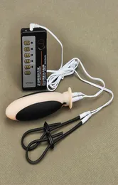 Электрические продукты для взрослых с петуховым кольцом Acv SM Anal Plug Sex Toys Electro Sex Gear Massager5538540