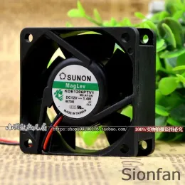 Pads для Sunon KDE1206PTV1 12V 1,4W 6CM 6025 2 -Wire Mute Cooling Test Работа