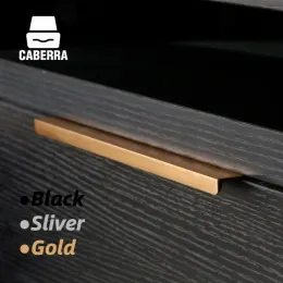 Penne Hidden Furniture Hidden Manage Matte Black Gold Cucina Sier Calcole tiro a tiro non pugni per mobili e cassetti
