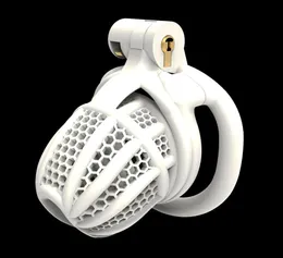 2023 NEW 3D Print Bee-hive Design Breathable Cock Cage 2 Types Of Penis Rings Male Device Adult Products Sex Toy 2 Color 1021 F0014015872