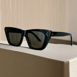 A104 Cateye Highquality Yıldız Aynı Güneş Gözlüğü Kadın Tasarımcı Marka Asetate Moda UV Gözlükleri Kadın Lunette De Soleil Femme Luxe