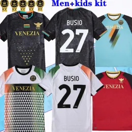 21 22 Venezia FC Futbol Formaları Evde Uzakta Aramu Forte Fiordilino Peretz Oymans Tessmann Crnigoi 23 24 Mariano Johnsen Mazzocchi Futbol Gömlekleri Adukt Çocuk Kiti