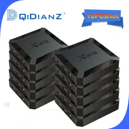 Box 10pcs x96q Smart TV Box Android 10 Allwinner H313 Quad Core 2G 16G 4K 3D X96 Q Mini Mini TV Android Top Box Media Player