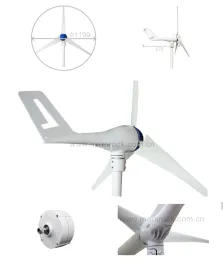 Free Shipping! 400W Wind Turbine Generator, DC12V/24V 3 or 5 Blade With WT060 Wind Dedicated Controller