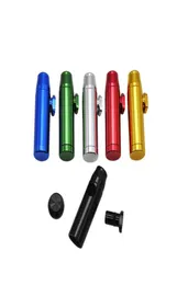 selling new type convenient bullet pipe and cigarette set export metal Mini snuffer5047564