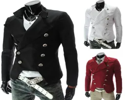 2015 Men Suits Fashion Double Breasted Mann Slim Dick Anzug Jacke Casual Freizeitanzug Jungen Anzüge Hochzeitsanzüge Blazer Business For5355521