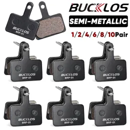 Bucklos Semi-Metal Mountain Bike Disc Brake Pads Semimetallic Hydraulic Disc Brake Pad Shimano B01S B05S用自転車ブレーキパッド