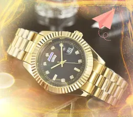 Business Trend Highend Edelstahl Uhren Männer Frauen Quarz Chronographen Uhr Tag Datum Zeit Woche Kalender Europäische Automatikbewegungskette Armband Bracelet Watch