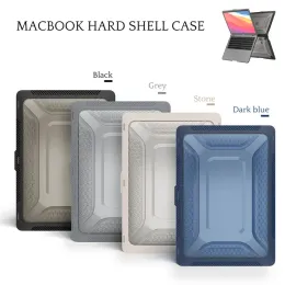 Cases Heavy Duty Shockproof Hard Shell Laptop Cover Stand Case For Macbook Pro Air 13 A1466 A2337 A2338 A1278 A1502 13.3" A2681 13.6"