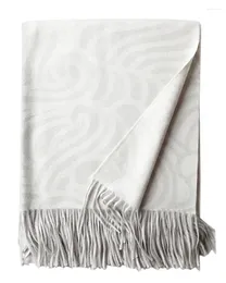 Decken Luxus Kaschmir Deckenschal mit Gewebewolle Weich warm