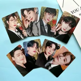 KPOP 8PCS/SET ATEEZ Album 2023 Calendario Lomo Card Card Card Regalo per cartoncino da collezione Card Casuale Hongjoong Seonghwa Yunho