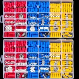 720/480/280pcs Cavo Lugs Kit di assortimento File piatto Female e Male Isolato Elettrico Connettori di crimpa