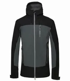 Nya män Helly Jacka Winter Hooded SoftShell för vindtät och vattentät mjuk kappskaljacka Hansen Jackor Rockar 17168001926