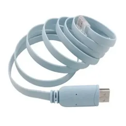 USB Extension RJ45 Console Cable USB to RJ45 PL2303 Chip+RS232 Level Shifter For Cisco H3C HP Mobile Router Adapters
