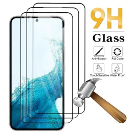 3st Tempered Glass för Samsung Galaxy S23 S22 Plus S20 Fe 9h Transparent Screen Protectors Film för Samsung S23 Plus 5G Glass