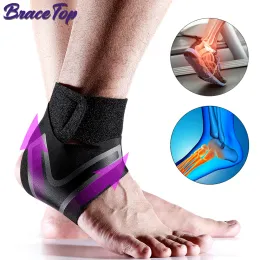 Bracetop 1 PC Sport Ayak Bileği Desteği Elastik Yüksek Protect Spor Ayak Bileği Ekipmanı Güvenlik Çalışan Basketbol Ayak Bileği Brace Desteği YENİ