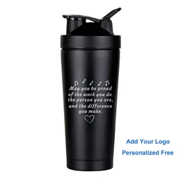 Custom Birthday Gift for Families Friends Shaker Bottle with Ball Leak Proof Drink Protein powder shakers 240409