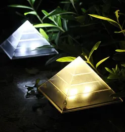 DHL Creative Solar Lamp Pyramid Lights Lights Decorazione da giardino esterno Paesaggio Sunlight Sunlight Yard Path Path Walkway Walkway Drive L5276259