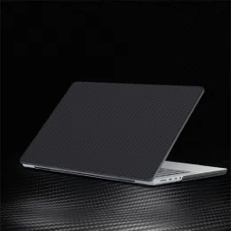 الحالات النحيفة لينة لـ MacBook Pro 13 Case Laptop لـ MacBook Air M1 Case 2020 تغطية Apple 14 Inch 2023 M2 2021 ملمس ألياف الكربون