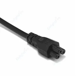 Europejski kabel zasilający 2 -pinowy C5 Cloverleaf Euro Europejski przewód zasilający 0,5 m dla AC Adapters Laptop Notebook