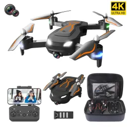 Drony F183 Mini Drone 4K Professional HD Dual Camera Optyczne Lokalizacja przepływu Wi -Fi FPV Drony Składane Quadcopter RC Helicopter Toys