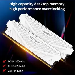 Gloway Memoria DDR4 3200MHz 8GB 16GB 3600MHz Desktop Memoria DDR4 RAM di memoria a doppio canale per computer