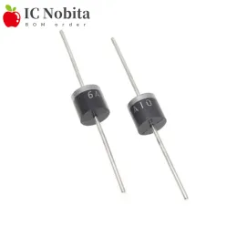 10pcs 10A10 6A10 20A10 6A 10A 20A 1000V Diodo de retificador axial elétrico R-6 DIP NOVO