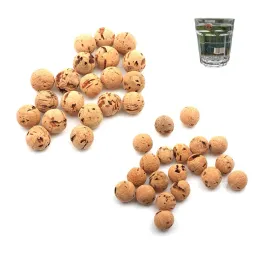 20 PCs Karpfenfischer Kochköder Köder Korkkugeln Boilies Pop -ups für Ronnie Hair Rigs Karpfen Köder Corer Cork Stick Fischereizubehör