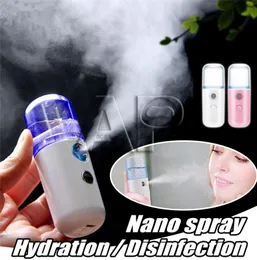 Mini Nano Sprayer facial do nebulizador USB Face a vapor de umidificador hidratante Antiening Women Women Beauty Skin Care Ferramentas4468046