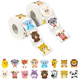 50-500 pezzi carini panda animali adesivi per bambini incoraggiamenti per bambini incoraggiamenti giochi giocattoli etichette per le etichette di ricompensa