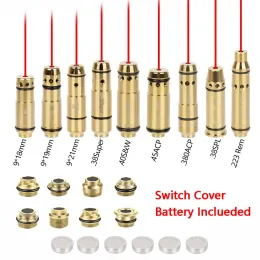 9mm/.40S&W/.38SPL/.223Rem Laser Trainer Cartridge Switch Cover Laser Training Bullet Breech Cover Tail Switch Laser Accessories