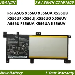 Batterier C21N1509 7.6V 38Wh Laptop Battery för ASUS X556U X556UA X556UB X556UF X556UJ X556UQ X556UV A556U F556UA K556UA K556UV