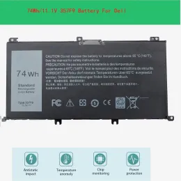 Батареи 74WH 357F9 Батарея для ноутбука для Dell Inspiron 15 7000 Gaming 15 7559 I7559 7557 I7557 5577 7567 5576 7566 P65F P65F001 P57F