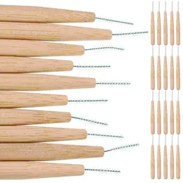 Bambusreiniger Interdental Pinsel Klammern leichte Zahnflosser Dentalzahnpinsel Zähne Aufhellung Werkzeug
