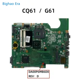 Moderkort DA00P6MB6D0 för HP Compaq CQ61 G61 Laptop Motherboard med GL40/GM45 -chipset UMA DDR2 578002001 578701001 (gratis CPU+kylfläns)))))